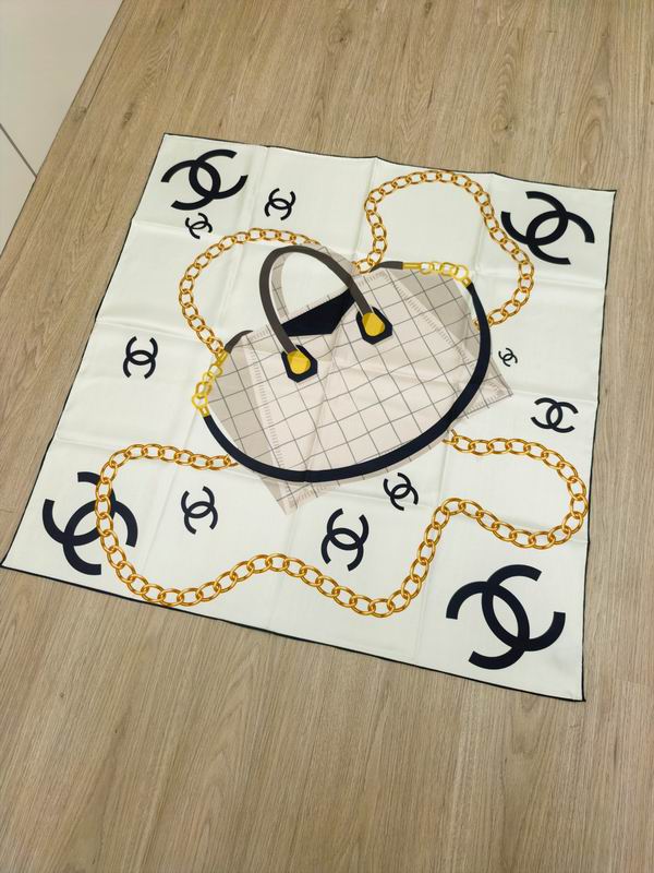 Chanel silk Scarf�����ʽ�� E030701